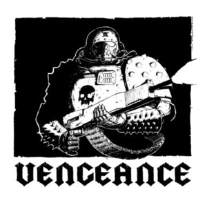 "VENGEANCE" t-shirt (nuclear blast white) Design